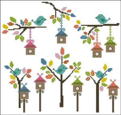 (image for) Petite Birds Colorful
